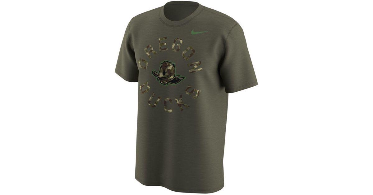 Oregon Ducks Camo Logo - Lyst - Nike Oregon Ducks Camo Legend Logo T-shirt in Green for Men