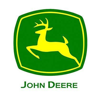 Jphn Deere Logo - Amazon.com: John Deere Logo CreativeStickers0416 Set Of Two (2x ...
