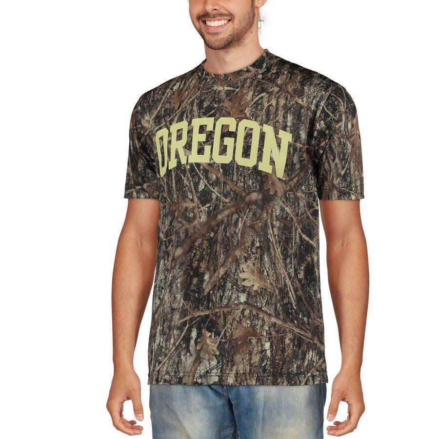 Oregon Ducks Camo Logo - Oregon Ducks Camo All Over Print T-Shirt