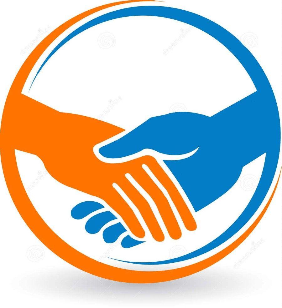 Handshake Logo - Entry #12 by metacubee for Logo - Cartoon Handshake | Freelancer