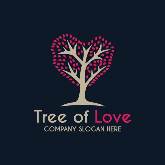Romantic Logo - Romantic tree logo Vector