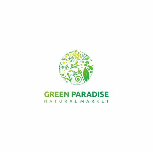Paradise Natural Logo - NATURAL MARKET NEEDS A LOGO | Logo design contest