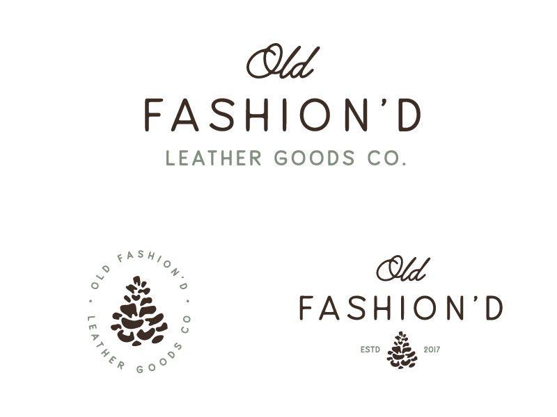 Green Goods Logo - Old Fashion'd Leather Goods Logo System by Natalie Suarez | Dribbble ...