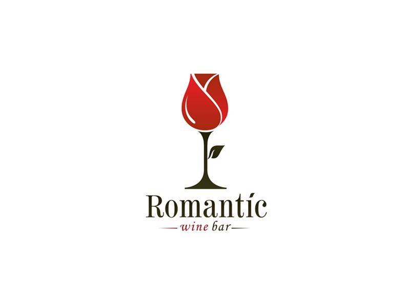 Romantic Logo - Romantic Wine Bar by Dragisa Trojancevic | Dribbble | Dribbble