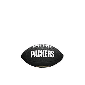 Green and Black Team Logo - Wilson Sporting Goods NFL Green Bay Packers Team Logo Football ...