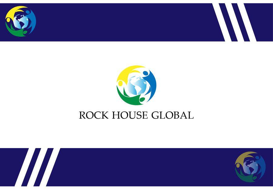 Global Flag Logo - Entry by sainil786 for Design a Logo for Rock House Global