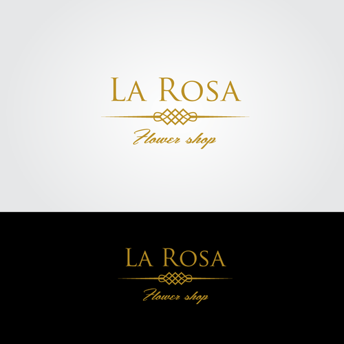 Romantic Logo - Design a romantic and luxury logo for La Rosa flower shop