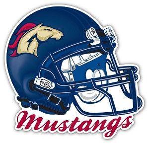Mustang Football Helmet Logo - Herriman Mustangs Football - Helmet – Window Decal
