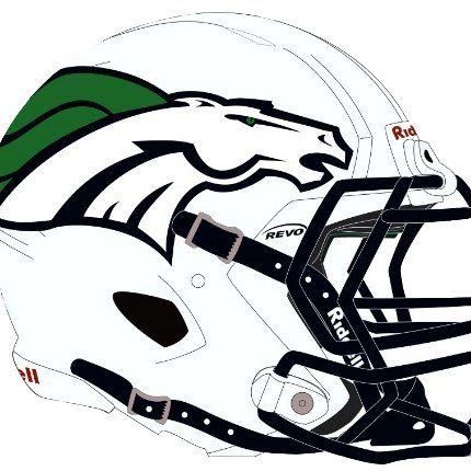 Mustang Football Helmet Logo - jr mustang football