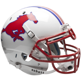 Mustang Football Helmet Logo - Southern Methodist University Mustangs Football Helmets