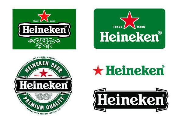 Famous Green Logo - Famous Logo Design History: Heineken | Logo Design Gallery ...