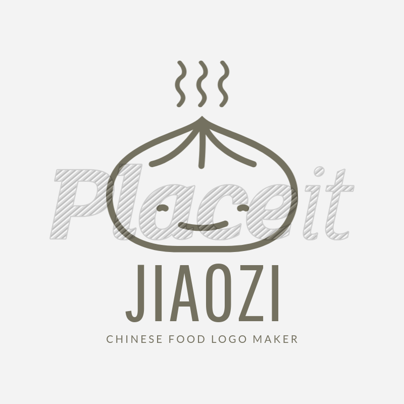 Chinese Restaurant Logo - Placeit - Chinese Restaurant Logo Maker with Dumpling Drawing