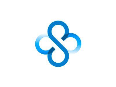 Sky Cloud Logo - Cloud + sky, C + S monogram, logo design symbol by Alex Tass, logo ...