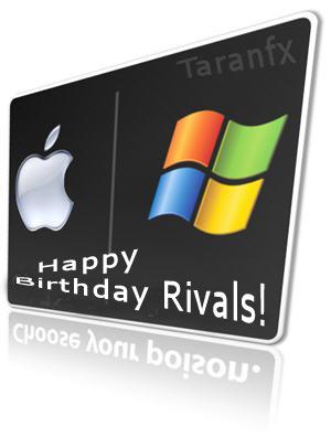 Happy Mac OS Logo - Happy Birthday Rivals: Microsoft and Mac OS X
