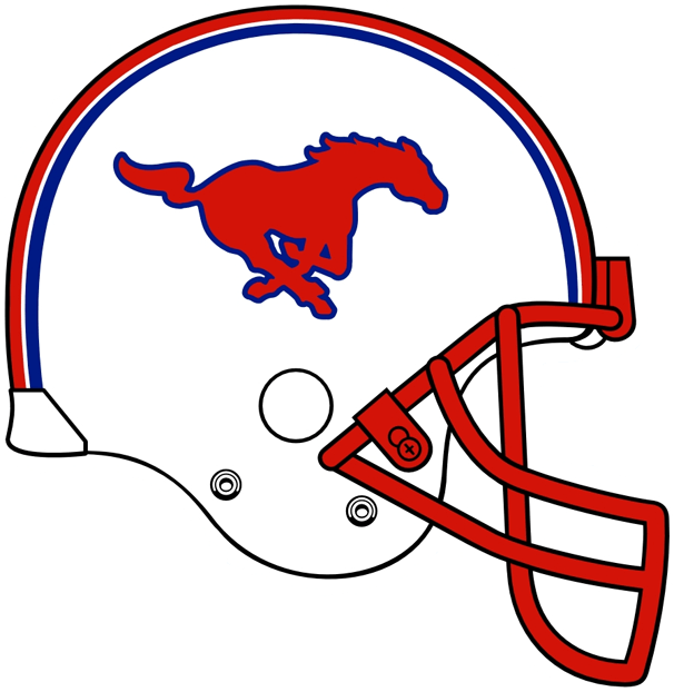 Mustang Football Helmet Logo - SMU Mustangs Helmet - NCAA Division I (s-t) (NCAA s-t) - Chris ...