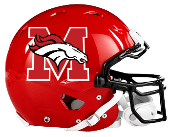 Mustang Football Helmet Logo - Mustang Football