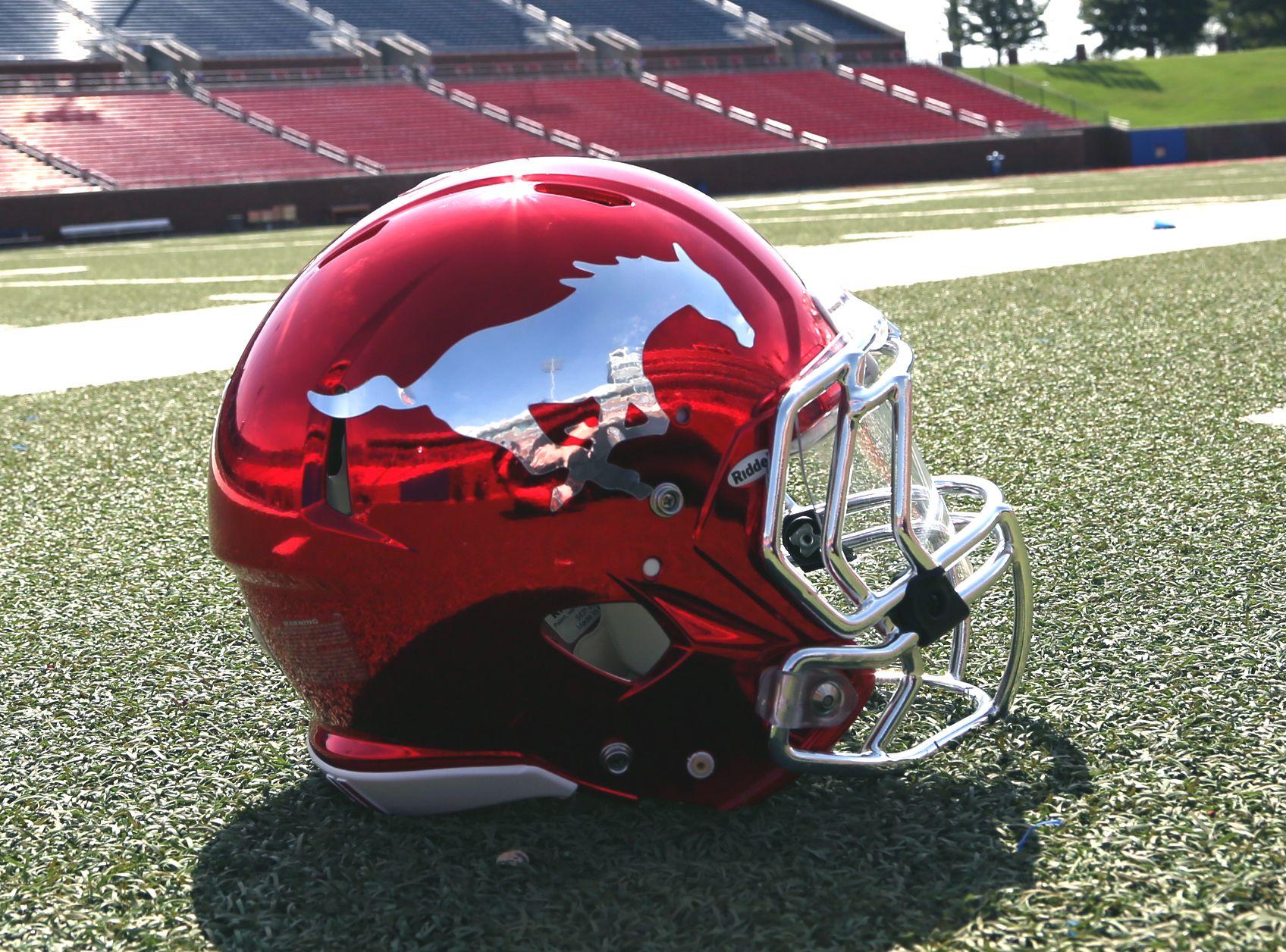 Mustang Football Helmet Logo - SMU to open its football season against Baylor on Sept. 4 - SMU
