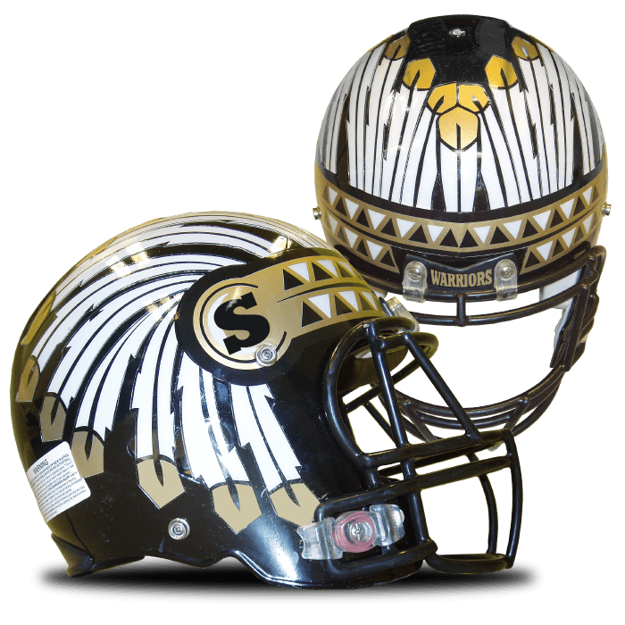 Mustang Football Helmet Logo - Football Helmet Decals Online. Pro Tuff Decals