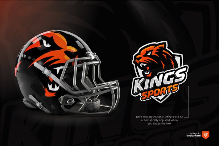 Lion Sports Logo - King Lion Sports Logo by designhatti on Envato Elements