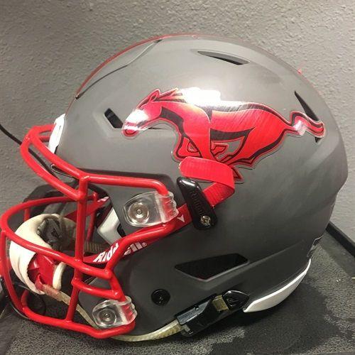 Mustang Football Helmet Logo - Mustangs - Chisum - Paris, Texas - Football - Hudl