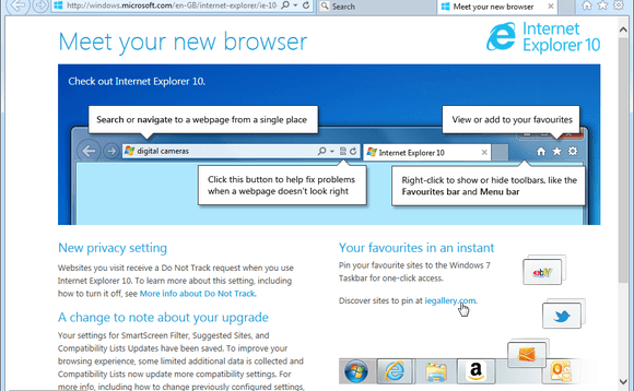 Windows Internet Explorer 10 Logo - Microsoft Internet Explorer 10 For Windows 7 (32 Bit)