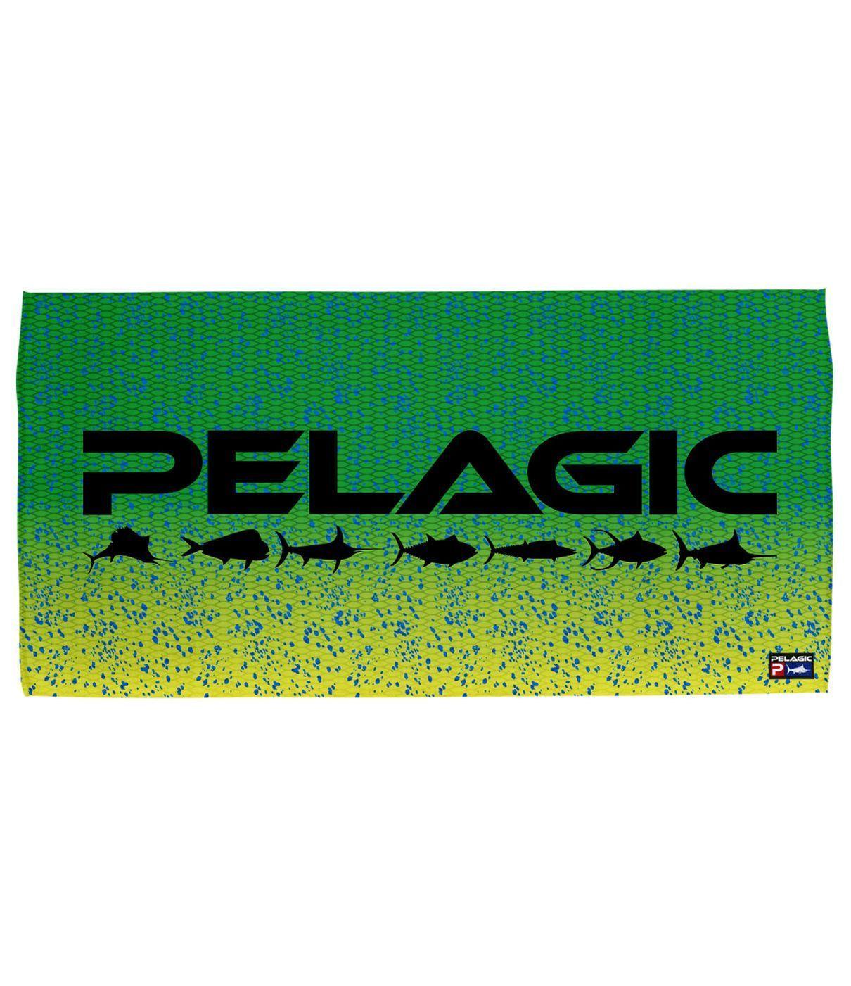 Pelagic Logo - Pelagic Green Dorado Logo Towel's Finest