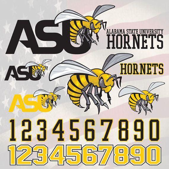Alabama State University Logo - Alabama-State-University-Hornets logo svg, digital download, SVG ...