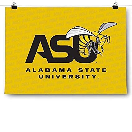 Alabama State Logo - Amazon.com: Inspired Posters Alabama State University (ASU) - NCAA ...