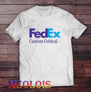 FedEx Custom Critical Logo - FedEx Custom Critical Logo Black or White Gildan T Shirt Men's T ...