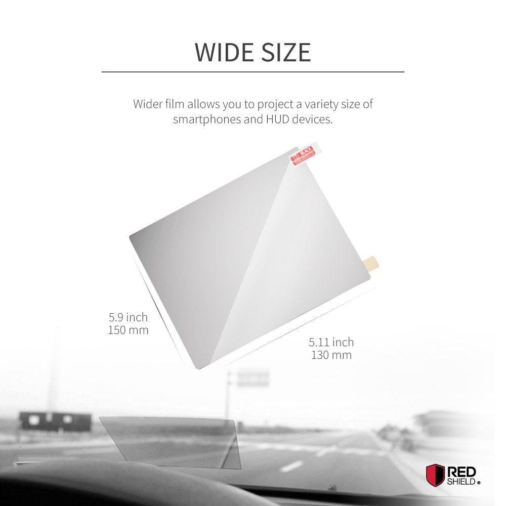 Road with White with Red Shield Car Logo - Amazon.com: RED SHIELD Universal Head Up Display HUD Reflective ...