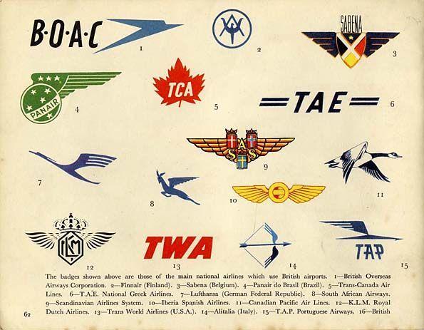Vintage Airline Logo - Picture of Vintage Airline Logos