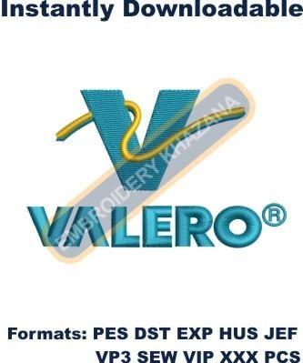 Valero Logo - valero logo embroidery designs | Branded Popular Logos Embroidery ...