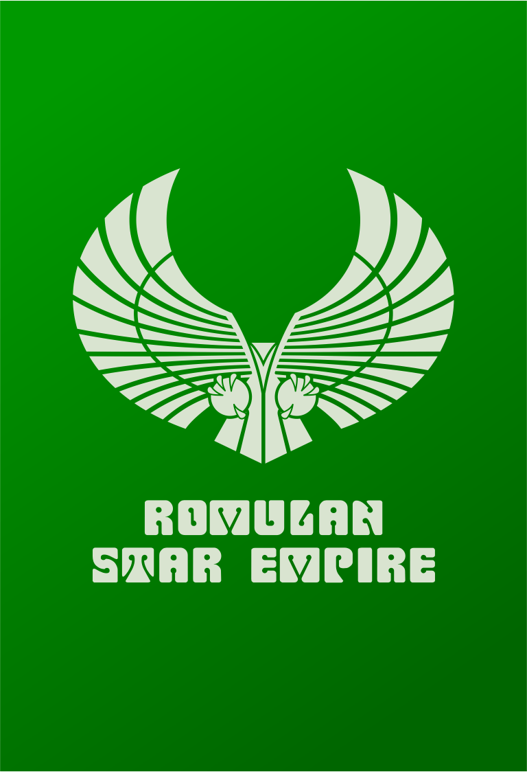 Romulan Logo - Star Trek Logo Romulan Star Empire Flat Design | Star Trek - Romulan ...