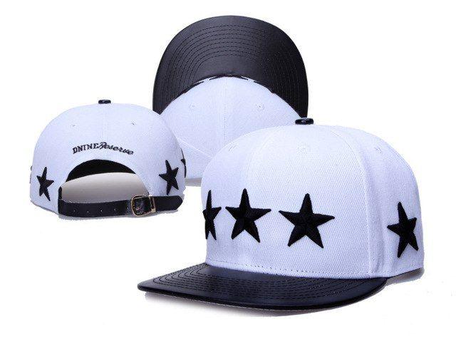 Flat Star Logo - Summer style black star logo baseball cap brand dnine for men bones