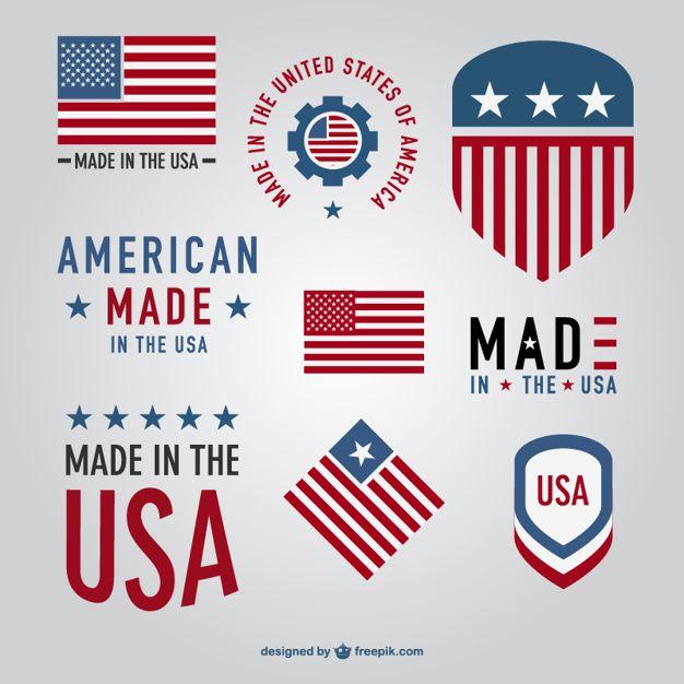 Made in USA Logo - Made in usa labels collection Vector | Free Download