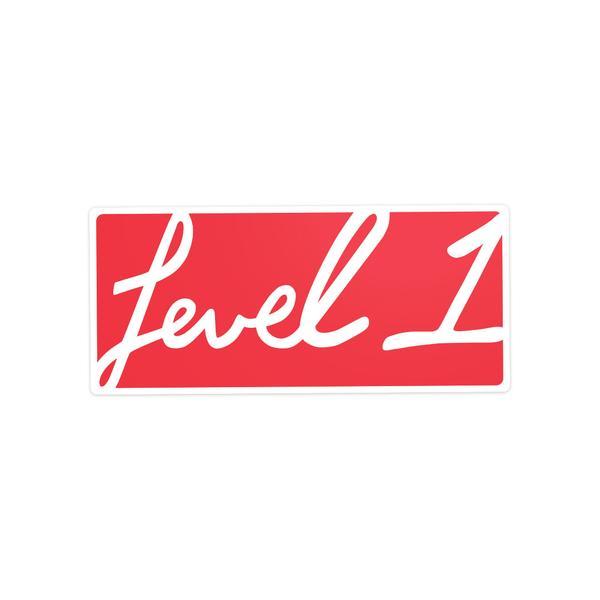 Red Box a Logo - Red Box Logo Stickers (2) – Level 1