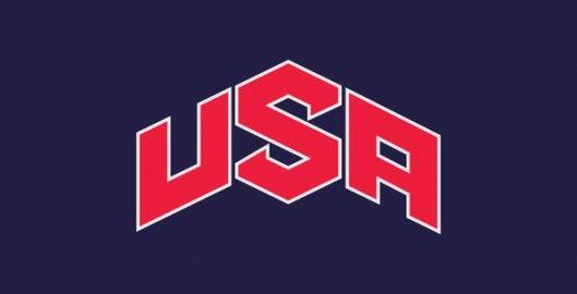 Red White Blue USA Basketball Logo - USA Basketball logo