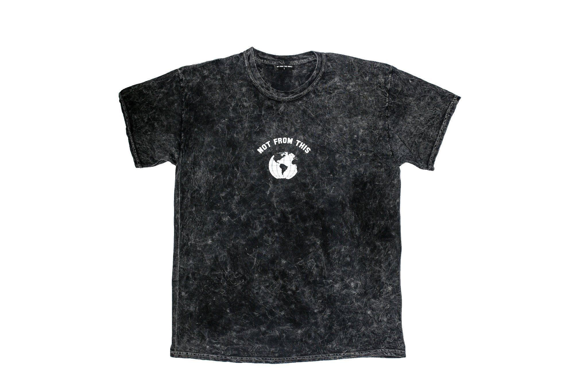 Not of This World Logo - World Logo Vintage Mineral Tee. Not From This World From This