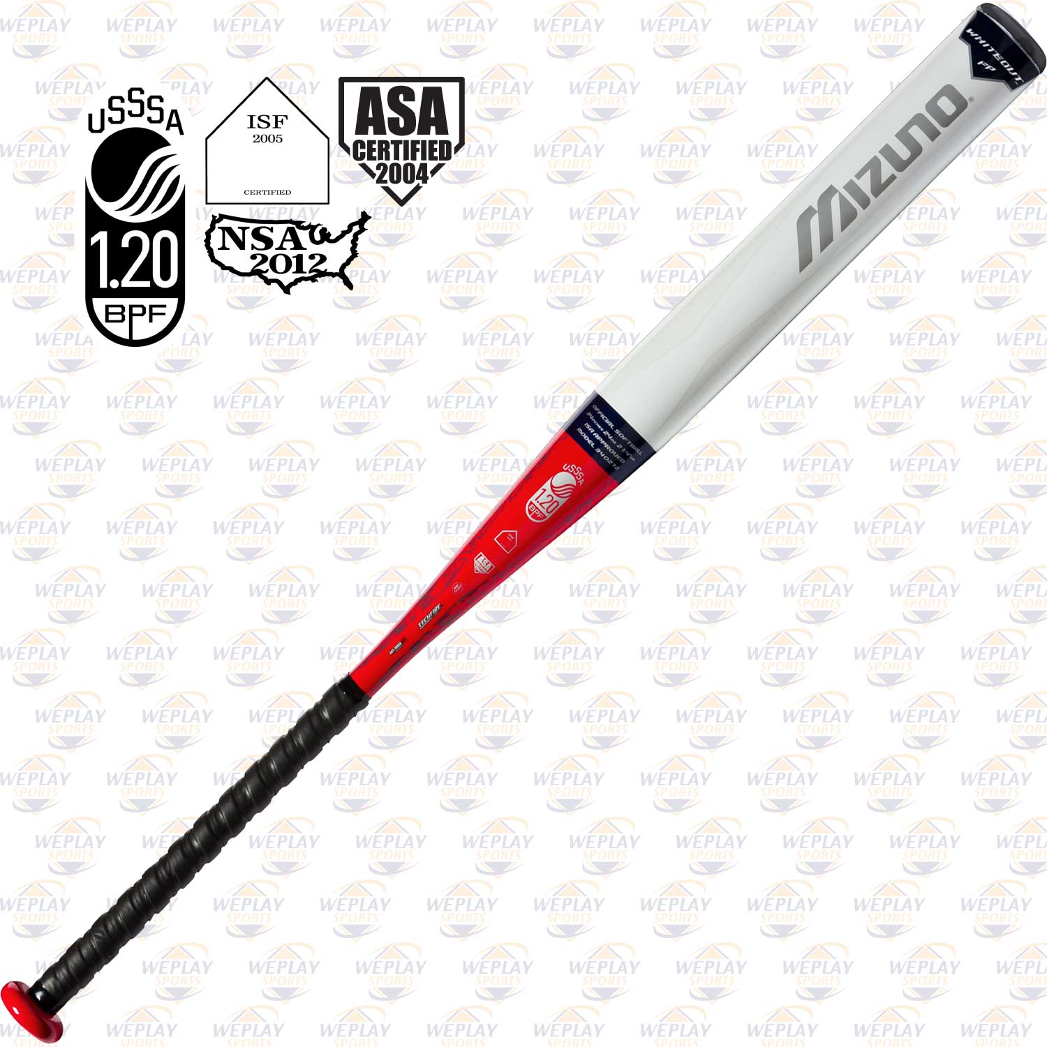 Softball Bat Logo - Mizuno - Mizuno Whiteout FP -10 Fastpitch Softball Bat #340272.1051