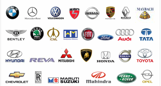 Automobile Manufacturer Logo - Auto Click World - A Revolution in India: Automobile Brands Logo
