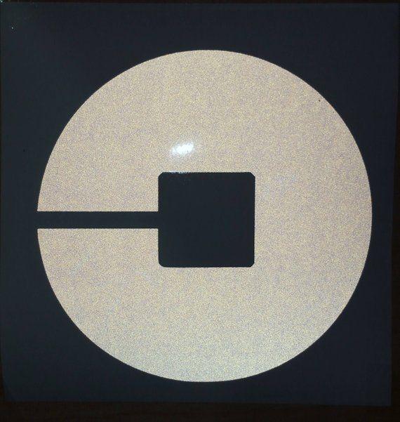 Uber Sticker Logo - Reflective New Uber Logo Sticker Sign Decal for car/vehicle | Etsy
