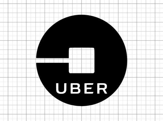 Uber Sticker Logo - UBER Sticker Vinyl decal NEW style 2 Rideshare logo sign | Etsy