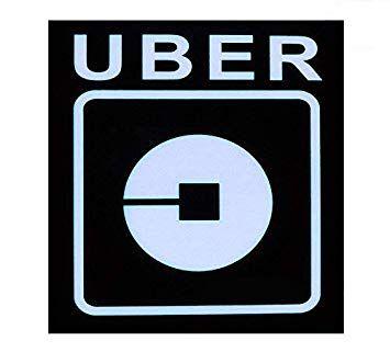 Uber Sticker Logo - Uber Sign LED Light Sign Logo Sticker Decal Glow Wireless Decal ...