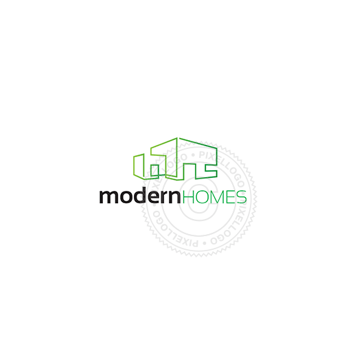 Contemporary Logo - Modern Architecture logo - Contemporary Architecture | Pixellogo