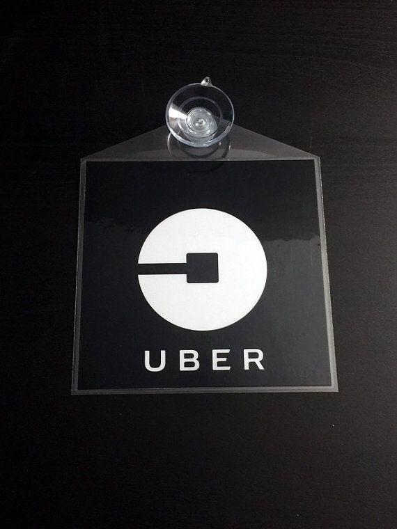 Uber Sticker Logo - UBER 2016 4 DISPLAY SIGN decal placard emblem rideshare by Desiign ...