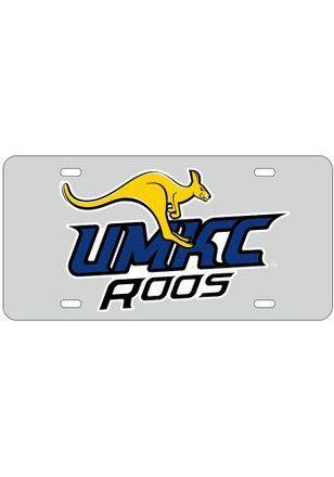 UMKC Roos Logo - UMKC Roos Team Logo Inlaid Car Accessory License Plate. UMKC Roos