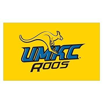 UMKC Roos Logo - Amazon.com : UMKC 3 Ft X 5 Ft Flag 'UMKC Roos W Roo' : Sports Fan