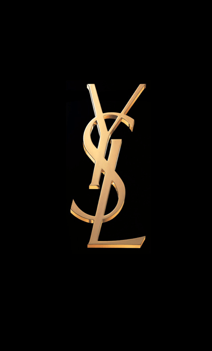 YSL Gold Logo - Golden YSL logo. Yves Saint Laurent Logo. Ysl, Yves saint laurent