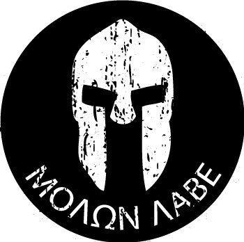 Black and White Windows Logo - MOLON LABE Battle Helmet - (3 pack) Full Color Printed - (size: 2 ...