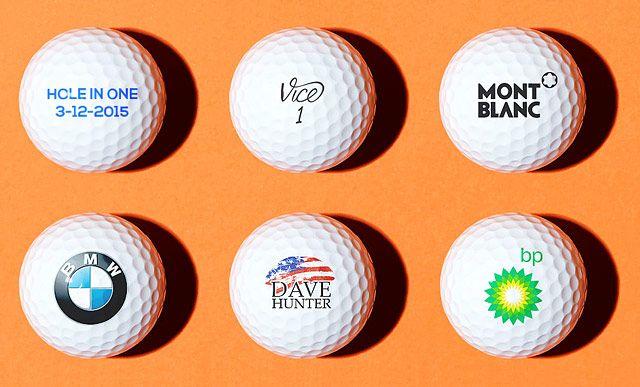 Ball Circle Orange Logo - Personalize your golf balls with your custom logo, text or photo